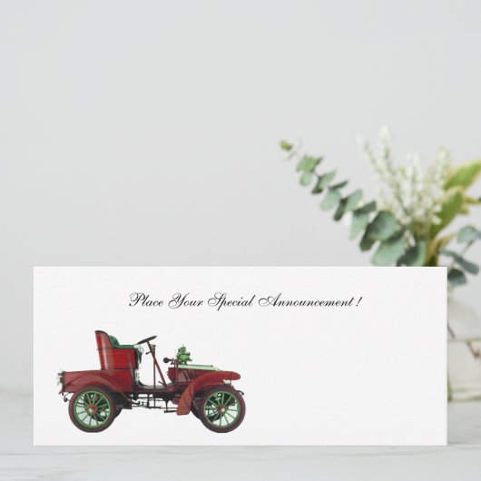 RETRO AUTO, AUTO RESTORATION, wit (Staand voorkant)