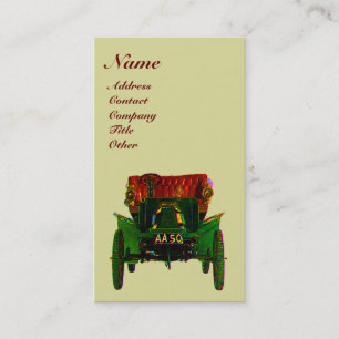 RETRO AUTO - AUTOMOTIEF VISITEKAARTJE