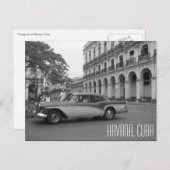 retro auto havana briefkaart (Voorkant / Achterkant)