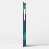 Retro auto kerstboom patroon Case-Mate iPhone case (Achterkant / Links)
