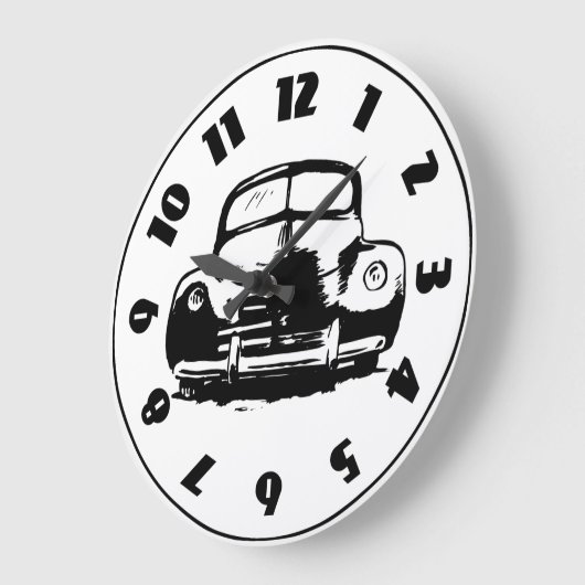 Retro auto klok (Hoek)