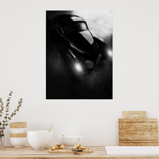 Retro-auto Poster (Keuken)