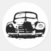 Retro auto Stickers (Voorkant)