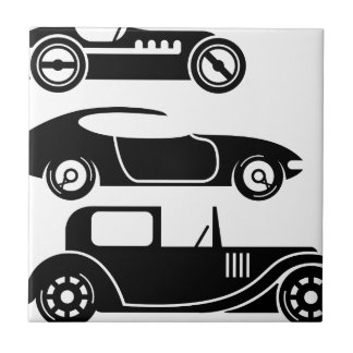 retro autocoupe en limo tegeltje