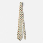 Retro Automne Buck Deer Head Cravate (Devant)