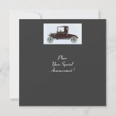 RETRO AUTO'S 2, AUTO RESTORATION, rood wit grijs Aankondiging (Achterkant)