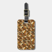 Retro Autumn Bagagelabel (Voorkant verticaal)