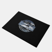 Retro Aviation Badge Deurmat (Schuin)