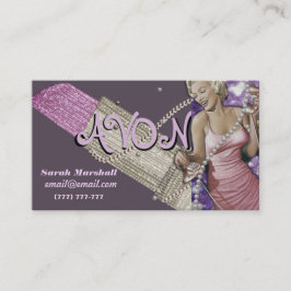 Retro Avon Representative Visitekaartje