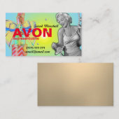 Retro Avon Representative Visitekaartje (Voorkant / Achterkant)