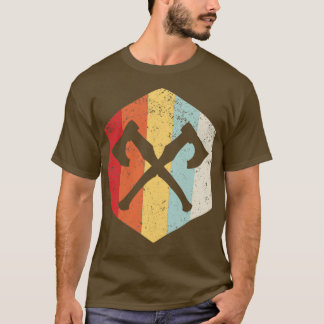 Retro Ax Throwing Silhouette T-shirt