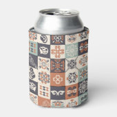 Retro Azulejos: Lissabon Tegel Blikjeskoeler (Blikje Voorkant)