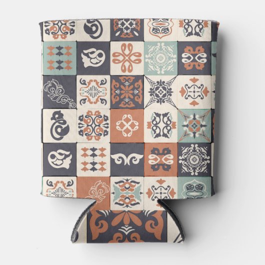 Retro Azulejos: Lissabon Tegel Blikjeskoeler (Voorkant)