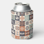 Retro Azulejos: Lissabon Tegel Blikjeskoeler (Blikje Achterkant)