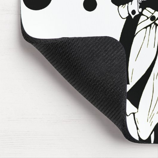 Retro-baanmodel, Art Deco-Mode Muismat (Hoek)