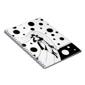 Retro-baanmodel, Art Deco-Mode Notitieboek (Rechterzijde)