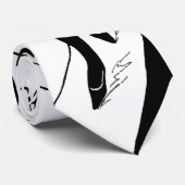 Retro-baanmodel, Art Deco-Mode Stropdas (Opgerold)