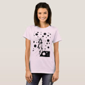 Retro-baanmodel,  Art Deco-Mode T-shirt (Voorkant volledig)