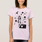 Retro-baanmodel,  Art Deco-Mode T-shirt (Voorkant)
