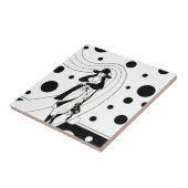 Retro-baanmodel, Art Deco-Mode Tegeltje (Zijkant)