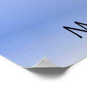 Retro Baby Foto Aankondiging van geboorte Keepomwi Poster (Hoek)