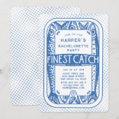 Retro Bachelorette Party Beste vangst Sardines Kaart (Voorkant / Achterkant)