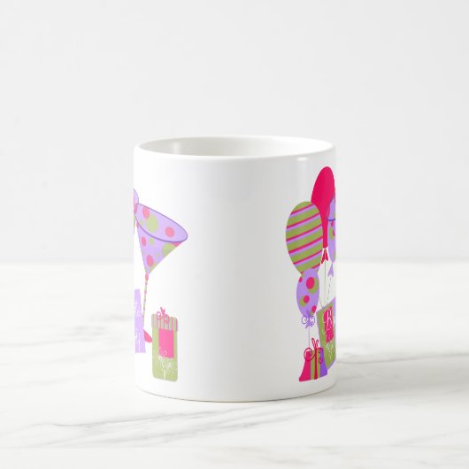 Retro Bachelorette Party Koffiemok (Center)