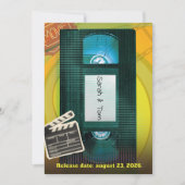 Retro Back to 90s Wedding Invitation (Devant)