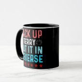 Retro Back-up Terry Zet hem in omgekeerde 4 juli Mok (Voorkant links)