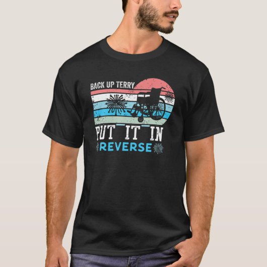 Retro back-upperiode - Back-up maken op 4 juli T-shirt (Voorkant)