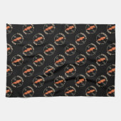 Retro Bacon Lover Grappig Voedsel Ontwerp met Blik Theedoek (Horizontaal)