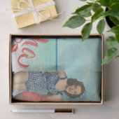 Retro baden schoonheden decoupage tissuepapier (Geschenk)