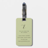 Retro bagage labels (Achterkant verticaal)