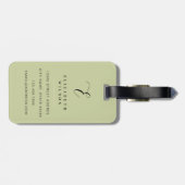 Retro bagage labels (Achterkant horizontaal)