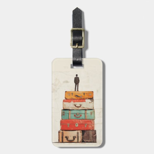 Retro bagage labels (Voorkant verticaal)
