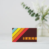 retro BAKE Visitekaartje (Staand voorkant)