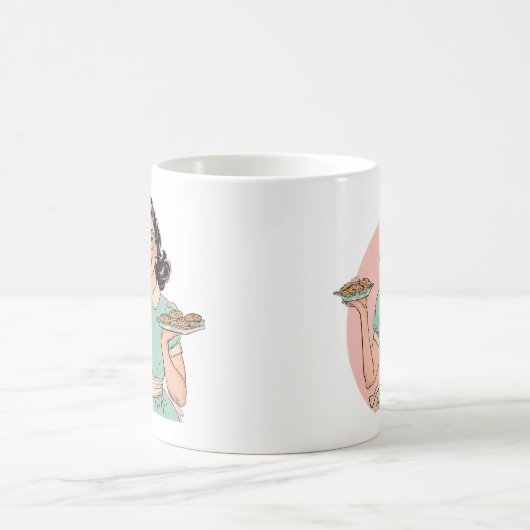Retro Baker Lady Mug (Centre)