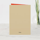 Retro Baker Pin-Up Kaart (Achterkant)