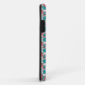 retro-baksteenpatroon Case-Mate iPhone case (Achterkant/rechts)