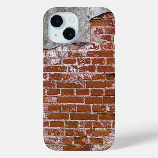 Retro bakstenen muur ontwerp telefoon geval Case-Mate iPhone case (Achterkant)