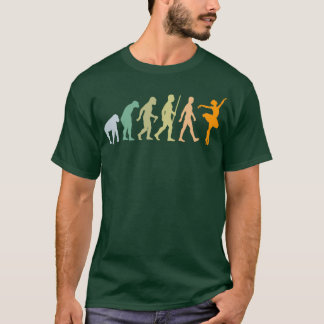 retro balletdansevolutie danslover g t-shirt