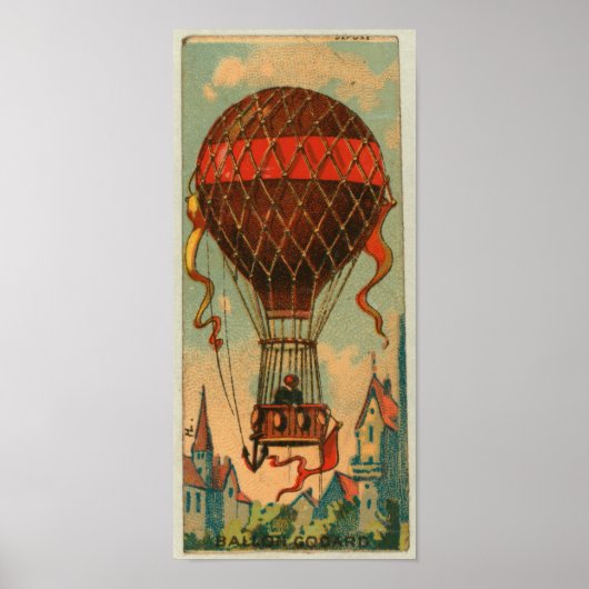 Retro Ballon Godard Poster (Voorkant)