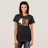 Retro Baltimore 410 Area Code Baseball Cla T-shirt (Voorkant volledig)