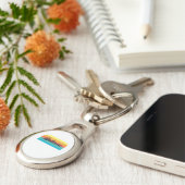 Retro Baltimore Sleutelhanger (Zijkant)