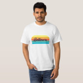 Retro Baltimore T-shirt (Voorkant volledig)