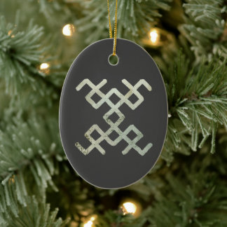 Retro Baltische Patroon Wijzigen Traditionele Hand Keramisch Ornament