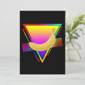 Retro banaan fruit kaart (Staand voorkant)