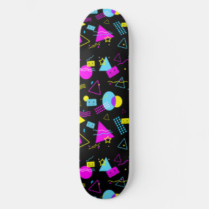 RETRO BAND COLLEURRIJKE VORMEN SKATEBOARD