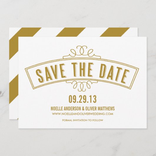 RETRO BANNER | AANKONDIGING VOOR DE DATUM OP TE SL (Voorkant / Achterkant)