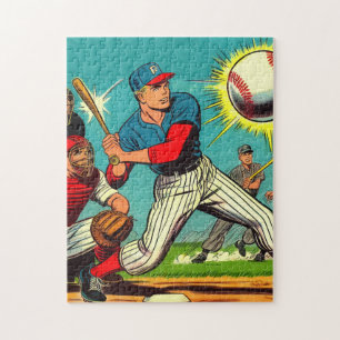 Retro Baseball Comics Legpuzzel